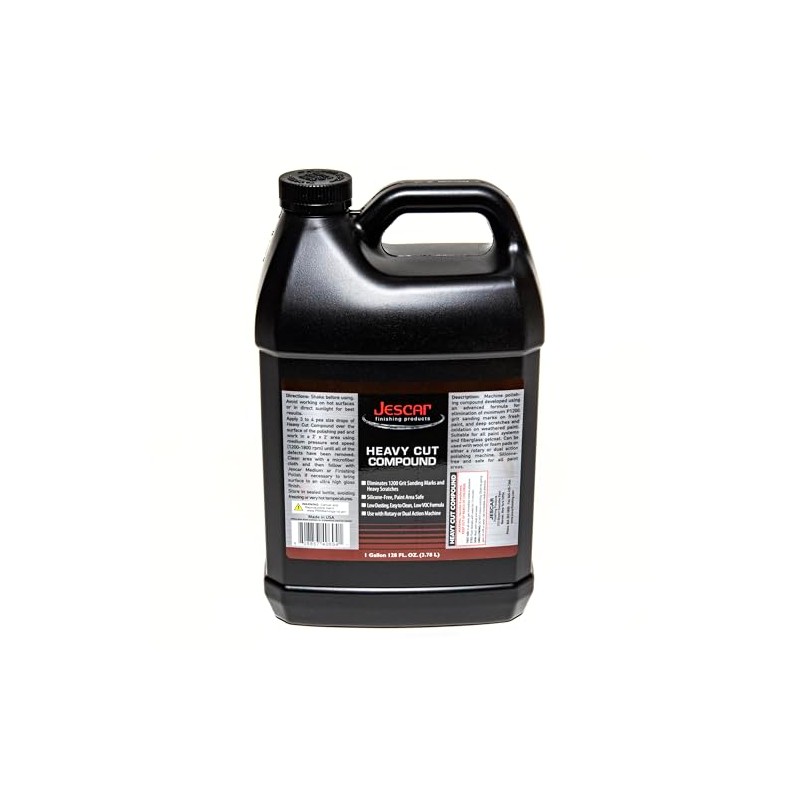 Jescar Heavy Cut Compound - 128oz