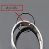 Carykon 2 Pcs Cat Mood Ring Retro Style Adjustable Ring