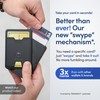 TRAVANDO Swype Slim Wallet for Men Metal RFID Blocking Mens