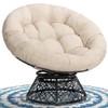 Bme Papasan Chair, Sephia Sand-Black Base