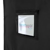 HANGERWORLD 3 Black 60 Inch Breathable Garment Dress Cover Bags