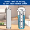 HQUA Whole House Sediment Replacement Filter Cartridge, WF-PP20BB, material: PP,