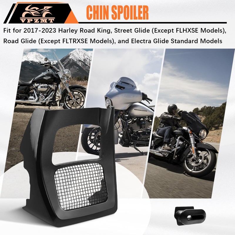 VPZMT Chin Spoiler for Harley Touring Road King, Street Glide,