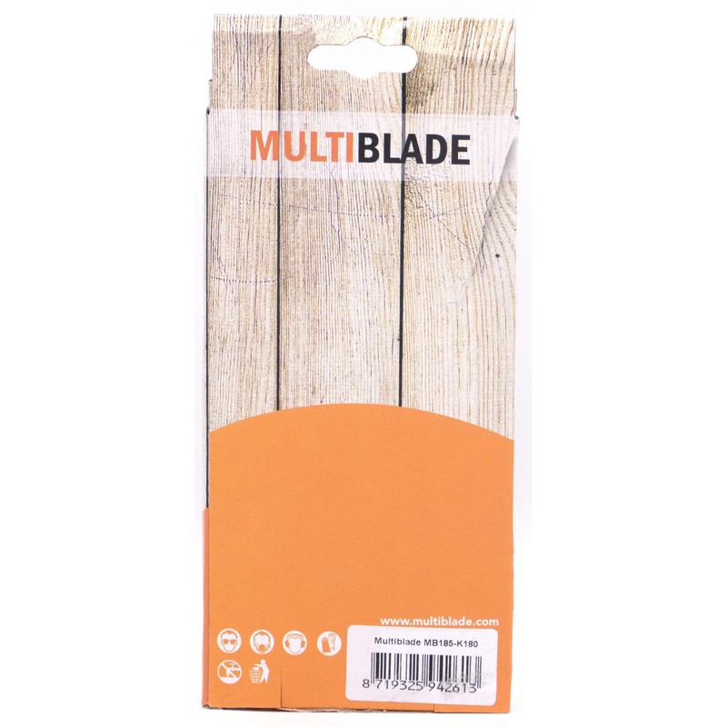 Multiblade Professional Velcro Sanding Sheet 185 x 93 mm, Pack
