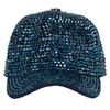TOP HEADWEAR Women's Full Sparkle Rhinestone Gem Bling Baseball Cap