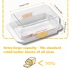 Pursufect Butter Dish, Butter Box with Multifunctional Measuring Spoon, Airtight