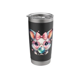 Bow Coquette Ribbon Happy Easter Day Bunny Stainless Steel Insulated Tumbler