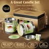 Vanilla Scented Candles for Home, 2 Pack 8oz Soy Wax