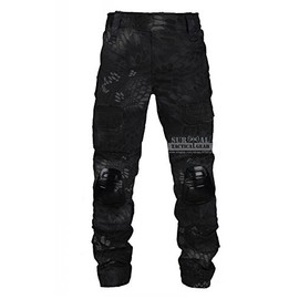 ZAPT Army Military Equipment Hunting Hiking Airsoft Paintball Shooting BDU Pants Combat Tactical Pants with Knee Pads (32, Typhon)