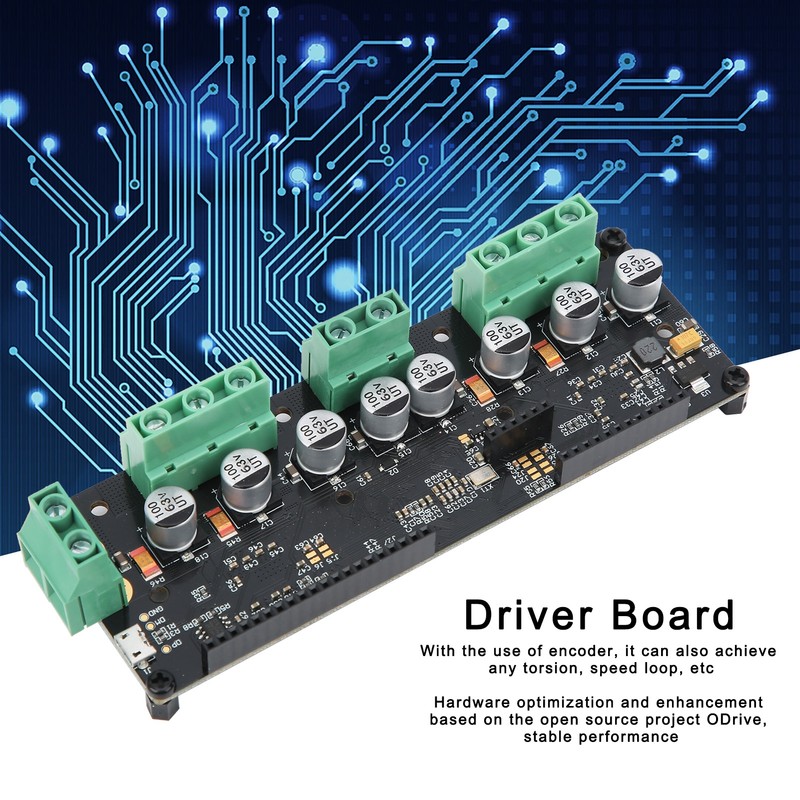 Driver Board Dual Drive Controller Brushless Motion Module No Heat