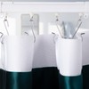 60 Pieces Shower Curtain Pack of 30 Pieces Hooks and