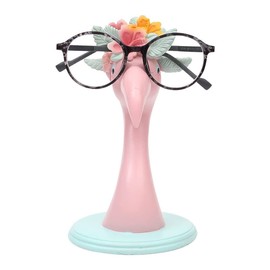 CHOOLD Elegant Pink Flamingo Shaped Resin Eyeglass Holder, Spectacle Holder, Eyeglass Display Stand, Sunglasses Holder, Home Office Decoration
