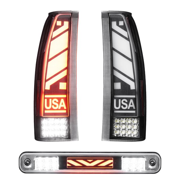 Tresound Tail Lights + 3rd Third Brake Cargo Lamp for