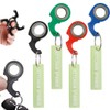 Pack of 4 Spinning Keychains, Key Spinner Toy, Luminous Stripes,