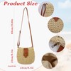 Iridsmole Straw Bag for Women, Summer Beach Straw Bag with