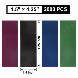 NATURALABEL Napkin Band, Paper Napkin Rings Self Adhesive 2000-Count (Assorted)