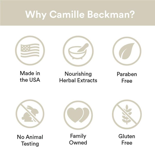 Camille Beckman Silky Body Cream, French Vanilla, 2 Ounce