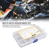 840Pcs Bolts Nuts Assortment Kit Metric M2.5 Assorted Cap Hex
