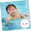 WHAMVOX 1pair Boy Girl Swimming Goggles Anti-fog Cartoon Design for