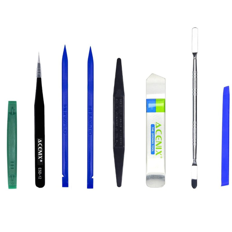 9-in-1 Mobile Repair Tool Kit Spudgers Tweezers & Pry Tools