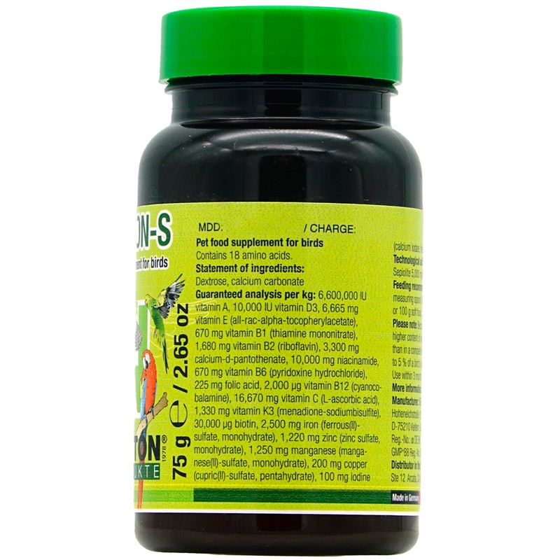 Nekton-S Multi-Vitamin for Birds, 75gm, (2.65 ounce)