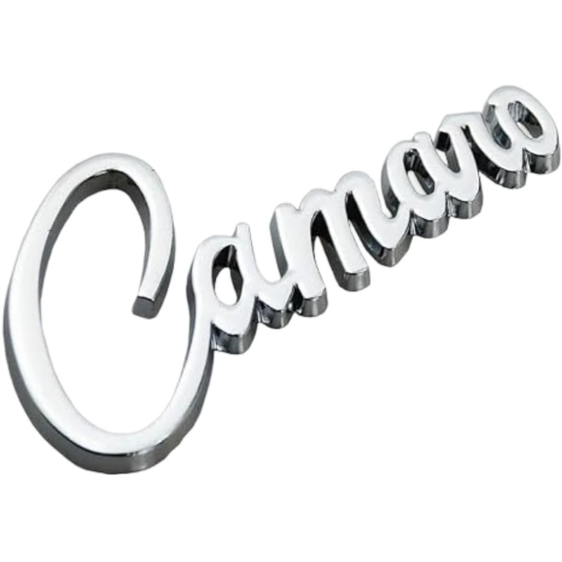2Pcs Camaro Emblems 3D Metal Car Badge Sticker Letter Nameplate
