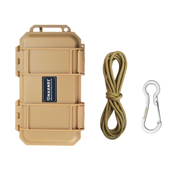 Harnds Waterproof Storage Box with Sponge, Shockproof and Pressure-resistant Sealing