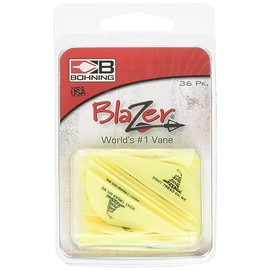 Bohning Don't Tread On Me 2" Blazer Vanes Neon Yellow Don't Tread On Me Blazer Vane, 36pk