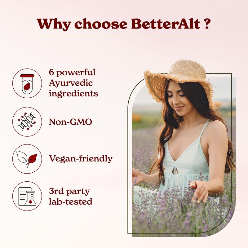 Better Alt PMS+ Capsules | with Chaste Berry, Rhodiola Rosea