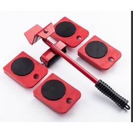 Large Furniture Mover Tool Set, 5 Pcs Appliance Lifter and Mover for Lifting or Moving Heavy Objects (M)