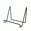 Clearco Plate Easel Display, Black Metal Plate Holder, Tabletop Picture