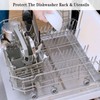 200 Pcs Universal Dishwasher Prong Rack Caps Dishwasher Rack Protective