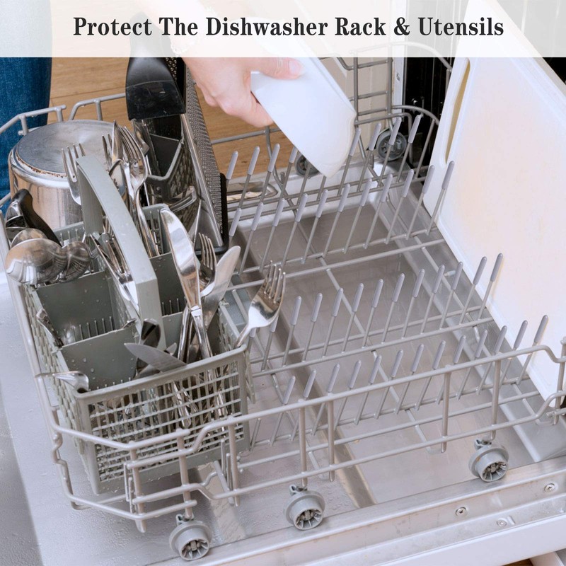 200 Pcs Universal Dishwasher Prong Rack Caps Dishwasher Rack Protective