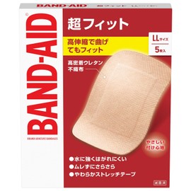 BAND-AID(バンドエイド) 救急絆創膏 超フィット LLサイズ 5枚
