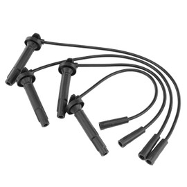 Frankberg 4x Ignition Cable Set Petrol Compatible with Forester SF SG 2.0L 2000-2008 Impreza GFC GC GD GF G.G 2.0L 1995-2009 Legacy III BE BH 2.0L 2.5L 1998-2003 Replace# 22451AA7200