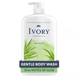 Ivory Mild and Gentle Body Wash Original Scent 35 oz. Choose Your Scent - Aloe Scent