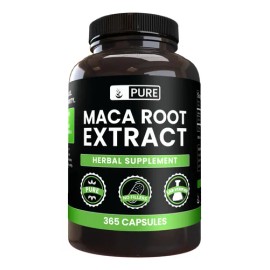 Maca Root Cápsulas 365 Sin Rellenos Pure Original De Calidad