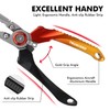 TRUSCEND Lockable Handy Fishing Pliers with Innovative Ergonomic Handle, Saltwater