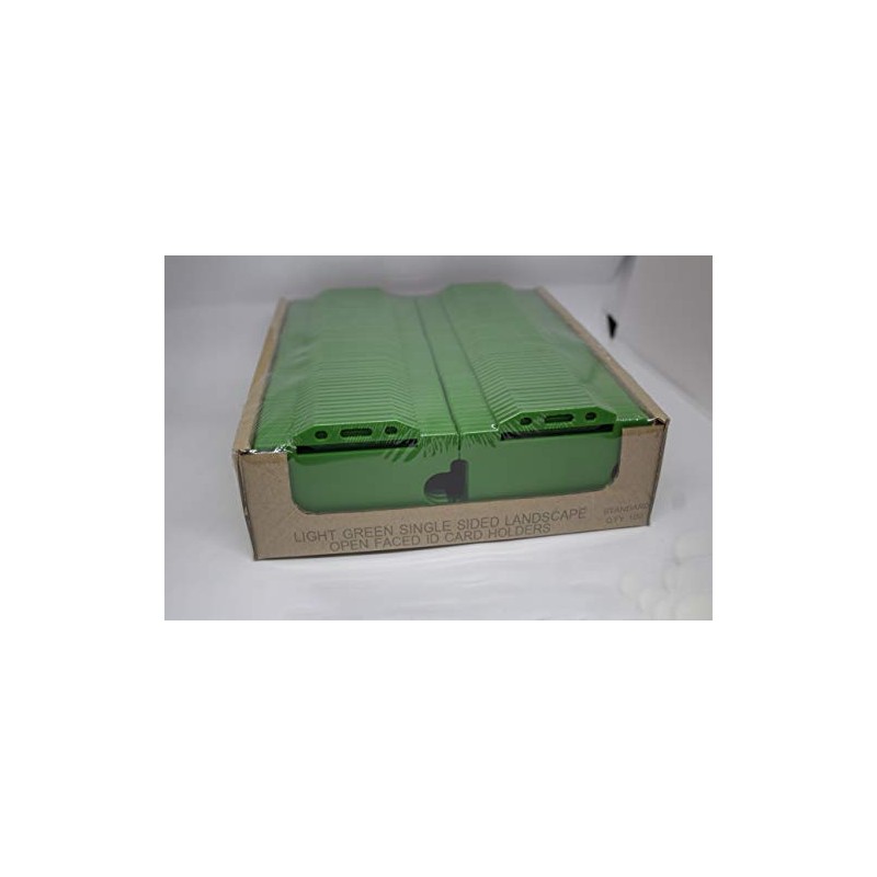 ALG ID Cards - Green Single Sided Rigid ID Identity