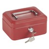 Arregui Elegant – Cash Box with Tray (Steel), red, C9214