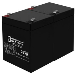 Mighty Max Battery 12V 5AH SLA Battery for Potter Electric PFC-3005 Fire Alarm - 2 Pack