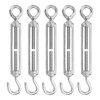 sourcing map M5 Hook and Eye Turnbuckles for Cable Wire