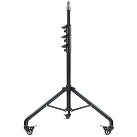 MACTREM 75 inch Ring Light Tripod Stand with 3 Silent 360° Rotatable Casters for Easy Movement,Tripod Stand Ring Light