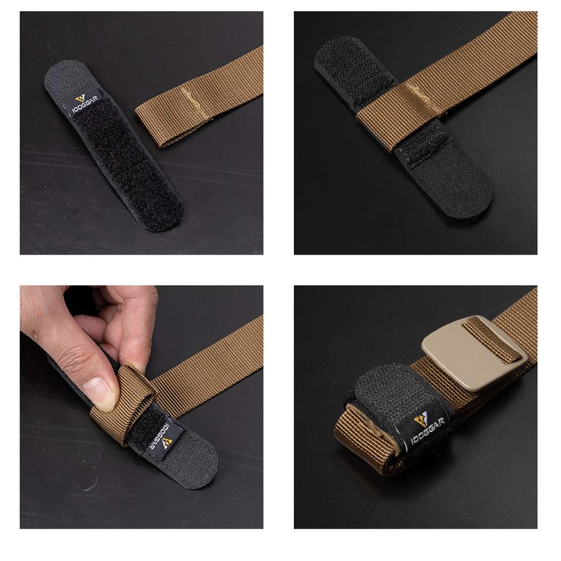 IDOGEAR Tactical Fastening Binding Strap Hook & Loop Reusable Strap