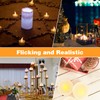 KOABY 12 Pack Warm Yellow LED Tea Lights, Last 100H+,