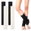 2 Pairs of Knitted Leg Warmers, Long Leg Warmers, Soft