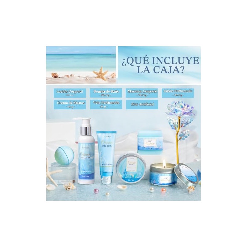 LUCOTIYA Regalos Para Mujeres, Kit De Spa Con Aroma A