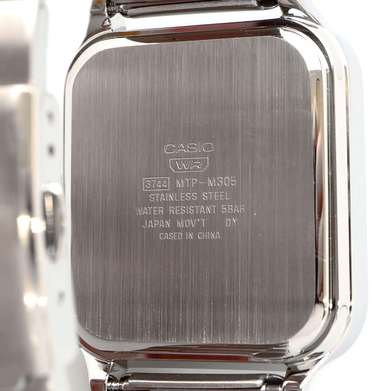 Casio MTP-M3 Series Standard Moon Phase Analog Men's Watch, Metal