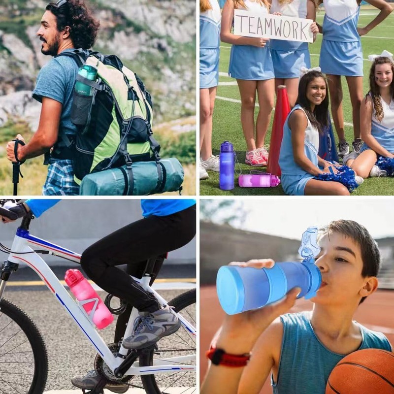 WINPOST SPORTS Water Bottle (Purple, 700ml)