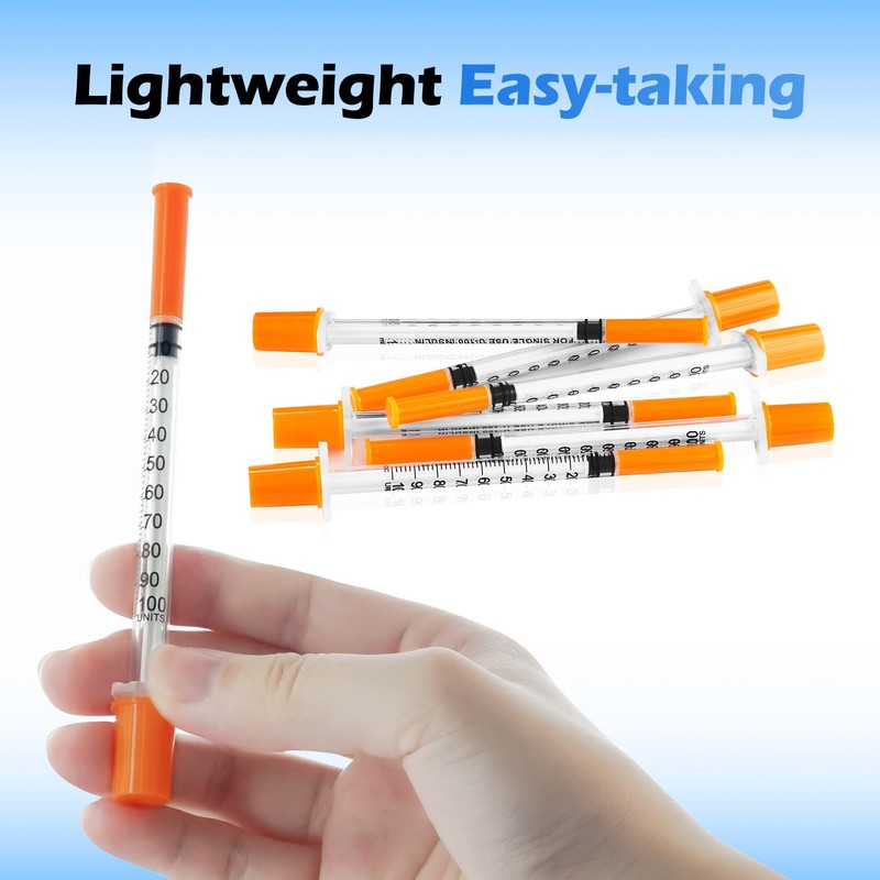 Syringes 1ml 31 Gauge 1/4 inch U-100 31G 1cc 6mm